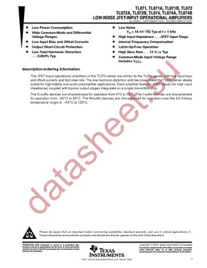 TL074BCDR datasheet  